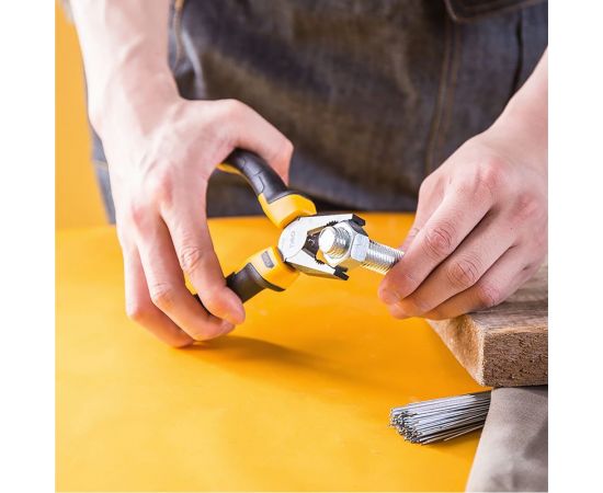 Комбинированные плоскогубцы DELI dl2006z 160мм сталь crv, прорезиненная двухкомпонентная рукоять 110701 – изображение 7