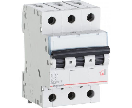 Автоматический модульный выключатель Legrand 3п C 63А 6кА TX3 Leg 404062 1009844 