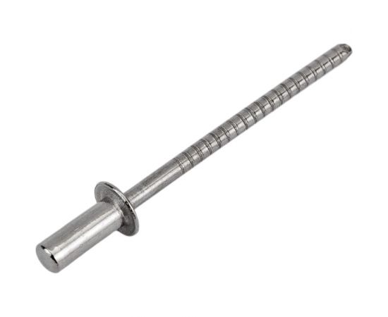 Вытяжная нержавеющая заклепка со стандартным бортиком KREPFIELD закрытый конец, 3,2x8 мм, ISO 16585, А2, 50 шт. 16585ЗАКЛЕПКА3,2Х8А2-50 