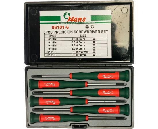 Набор отверток для точной механики Hans 06101-6 