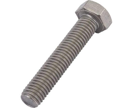 Нержавеющий болт с шестигранной головкой KREPFIELD M12x60 мм, DIN 933, А2, полная резьба, 4 шт. 933А2БОЛТ12Х60-4 