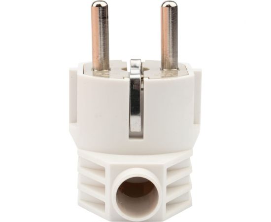 Угловая вилка REXANT Евро с заземлением 16А белая 11-8954 – изображение 3