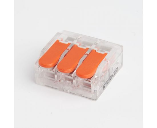 Универсальная компактная 3-проводная клемма STEKKER LD221-613 39864 – изображение 5