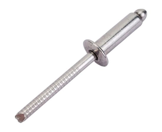 Вытяжная нержавеющая заклепка со стандартным бортиком KREPFIELD 5x16 мм, ART 9052, А2, 100 шт. 9052ЗАКЛЕПКА5Х16А2-100 – изображение 2