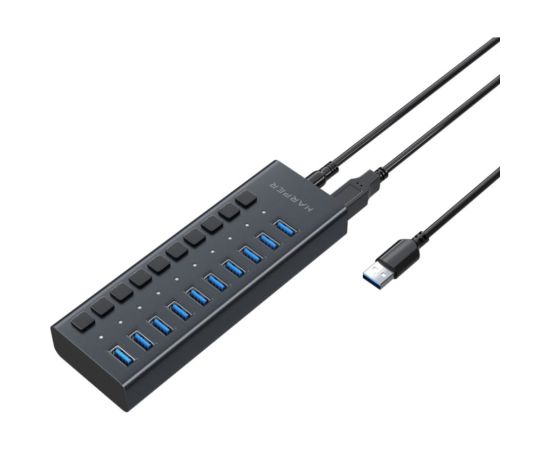 USB концентратор Harper HUB-10MB Black H00003294 – изображение 2