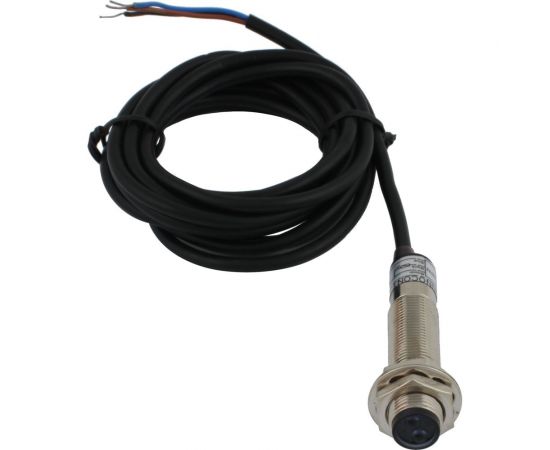 Диффузионный фотодатчик INNOCONT М12x1, зона срабатывания до 10 см, -10 +60 С, 12…24 VDC, IP67, выход: NPN NO, макс. ток 200 мА, время реакции 3 мс, кабель 2 м PES-D12-NO10D – изображение 4