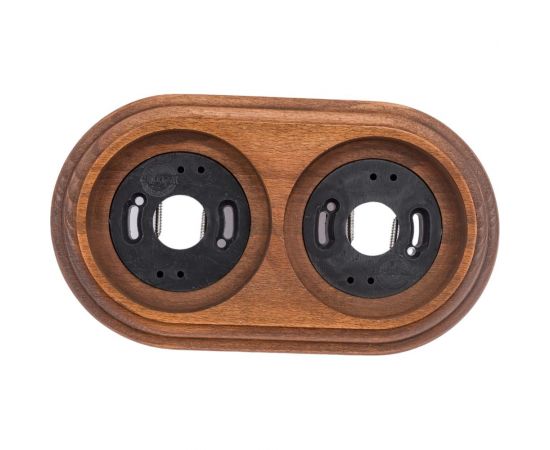 Двойная рамка Retrika, ретро американский орех, на бревно RD-02224 – изображение 4