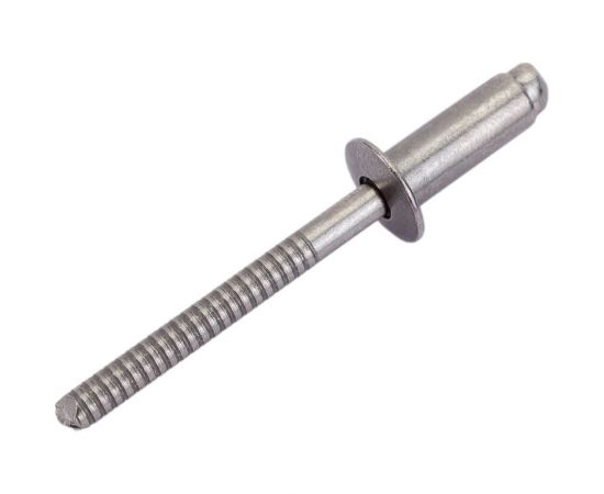 Вытяжная нержавеющая заклепка со стандартным бортиком KREPFIELD 5x12 мм, ART 9052, А2, 50 шт. 9052ЗАКЛЕПКА5Х12А2-50 – изображение 4