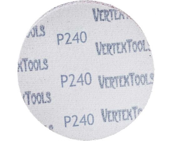 Круг абразивный под липучку 125 мм, Р240, 100 шт vertextools 12800-125-240 – изображение 5