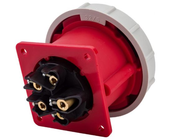 Встраиваемая розетка PCE 32А 400V 3P+N+E IP67 3252-6 – изображение 2