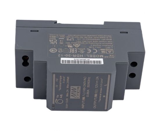 Источник питания Mean Well AC/DC HDR-30-12 Т02601696 – изображение 3