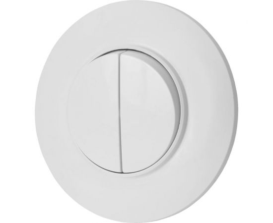 Выключатель Bylectrica 2-клавишный, скрытая установка, серия ПРОВАНС круг, белый С510-2402 – изображение 2