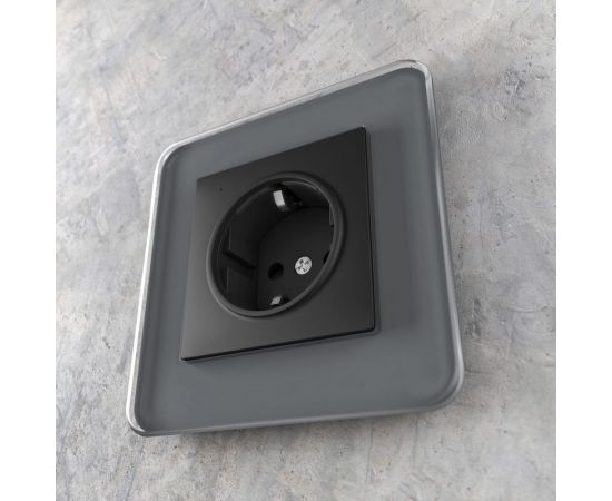 Розетка с подсветкой WERKEL W1171408 черный a054523 – изображение 4