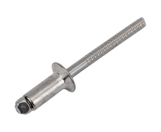 Вытяжная нержавеющая заклепка с потайным бортиком KREPFIELD 5x12 мм, ISO 15984, А2, 50 шт. 15984ЗАКЛЕПКА5Х12А2-50 – изображение 4