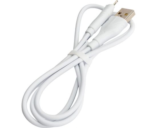 USB-кабель BOROFONE, AM-8pin Lightning 1 метр, 2A, ПВХ, белый 23752-BX18iW1 – изображение 4