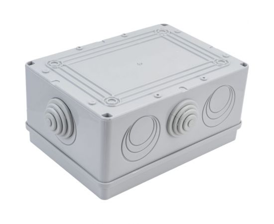 Коробка Экопласт JBS210 КУП 8x12мм, 14 зажимов, 150А, о/п, 210x150x100, 8 вых, IP55 44016KP – изображение 2
