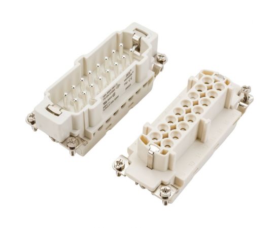 Прямоугольный промышленный разъем Mete Enerji комплект H16E-A2M-C2F 685627K – изображение 6