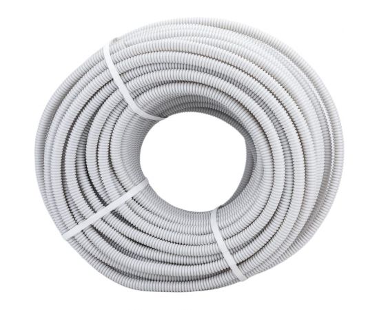 Гофрированная труба Экопласт HFLS, легкая, с зондом, низкое дымовыделение, 20 мм, серый, 100 м 60120HFLS – изображение 2