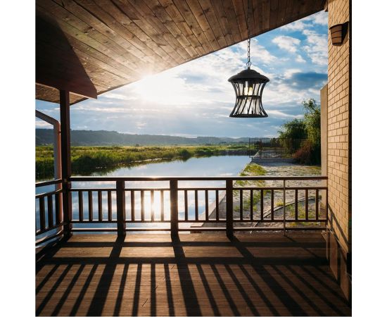 Садово-парковый светильник FERON 60W 230V E27 черный, PL525 11620 – изображение 6