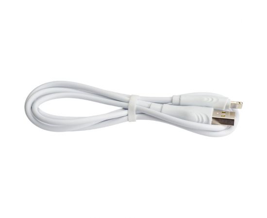 USB-кабель BOROFONE, AM-8pin Lightning 1 метр, 2A, ПВХ, белый 23752-BX18iW1 – изображение 3