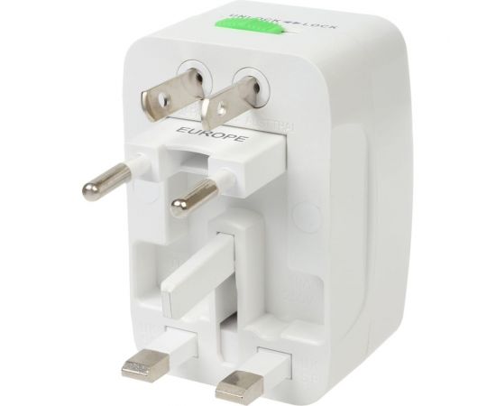 Сетевой портативный адаптер для путешествий duwi со встроенными переходными вилками 150 стран 27417 9 – изображение 2