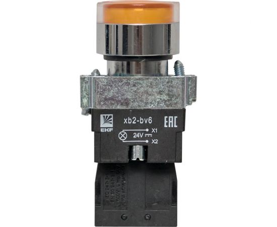 Кнопка EKF BA51 с подсветкой 24В желтая NO PROxima xb2-bw51-24 – изображение 4