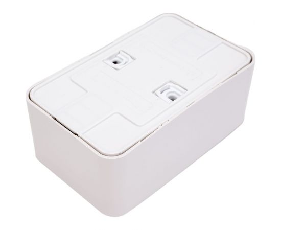 2-ая наружная розетка Schneider Electric Blanca Белый, с заземлением, со шторками, 16А, 250В, изолированная SE BLNRA011211 – изображение 2