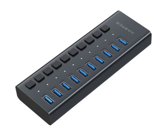 USB концентратор Harper HUB-10MB Black H00003294 – изображение 5
