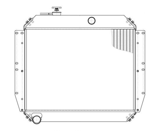 Радиатор охлаждения для автомобилей ЗИЛ 130 LUZAR LRc 0630 – изображение 3