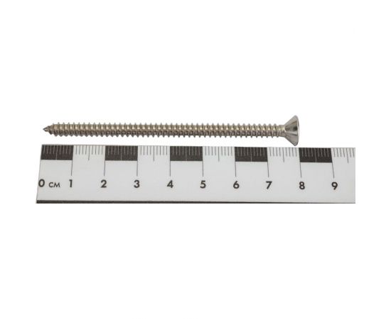 Нержавеющий саморез с потайной головкой KREPFIELD 4,8x80 мм, DIN 7982, А2, крестообразный шлиц PH, 30 шт. 7982А2САМОРЕЗ4.8X80-30 – изображение 3