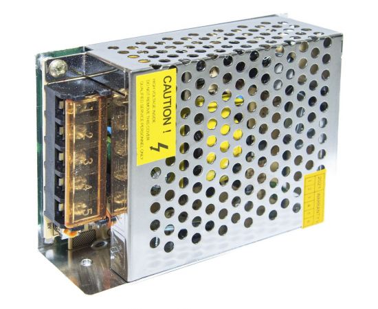 Блок питания ELF интерьерный, 24В, 60Вт, компактный металлический перфорированный корпус (MJ) ELF-24E60BEmini-MJ – изображение 4