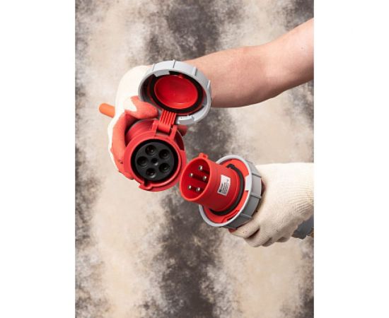 Переносная розетка EKF PROxima 2352, 3Р+РЕ+N, 63А, 380В, IP67, SQ ps-2352-63-380 – изображение 4