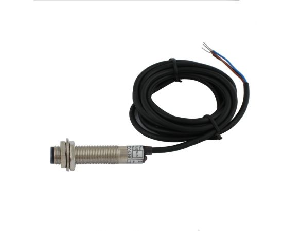 Диффузионный фотодатчик INNOCONT М12x1, зона срабатывания до 10 см, -10 +60 С, 12…24 VDC, IP67, выход: NPN NO, макс. ток 200 мА, время реакции 3 мс, кабель 2 м PES-D12-NO10D – изображение 2