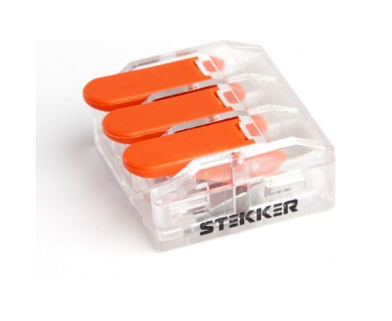 Универсальная компактная 3-проводная клемма STEKKER LD221-613 39864 – изображение 6