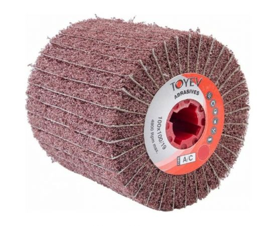 Валик комбинированный шлифовальный AKM (100x100x19 мм; A-С+252X; P40) Toyev 004978 – изображение 2