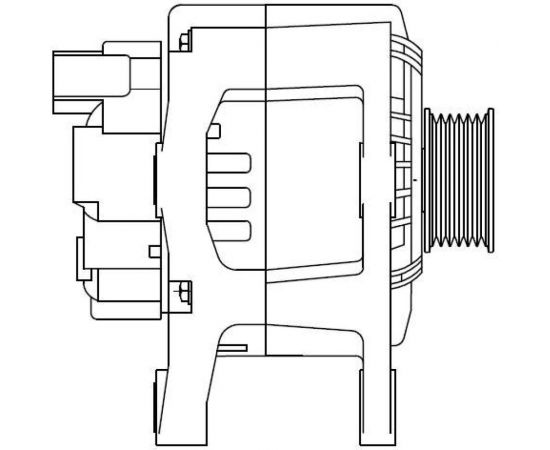 Генератор для автомобилей Renault Megane II 1.6i 110A StartVOLT LG 0927 – изображение 3