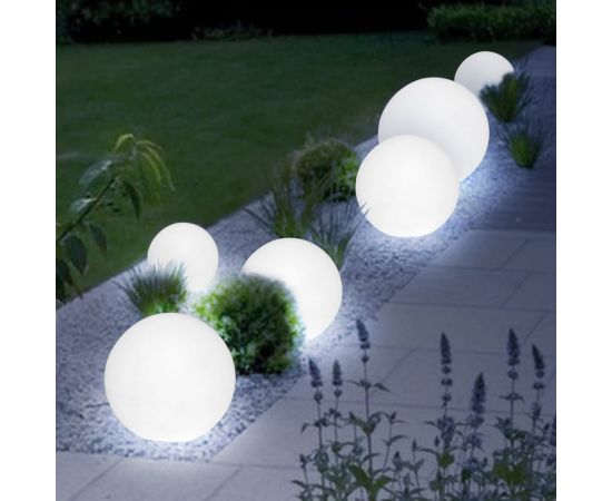 Уличный светильник Jellymoon шар 30 см с белым свечением RUS JM 30 CMW – изображение 3