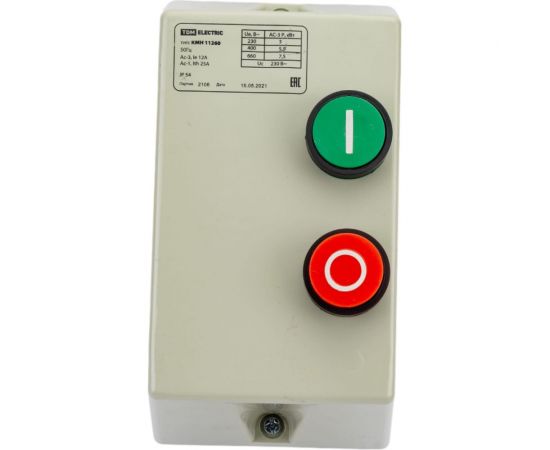 Контактор TDM КМН11260, 12А, в оболочке, Ue=220В/АС3, IP54 SQ0709-0003 – изображение 5