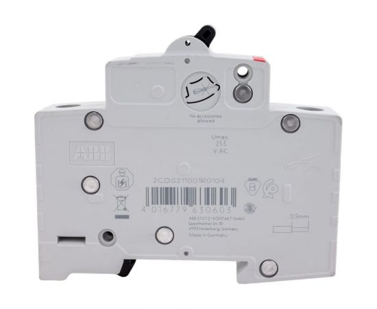 Автоматоматический выключатель ABB 1-полюсной sh201 c 10 2CDS211001R0104 – изображение 4