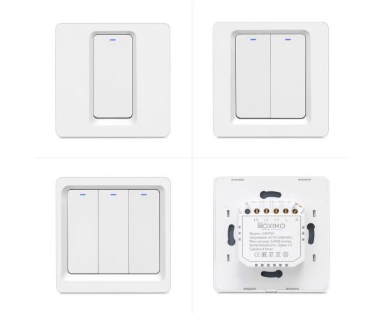 Умный двухкнопочный выключатель Roximo Zigbee SZBTN01-2 – изображение 4