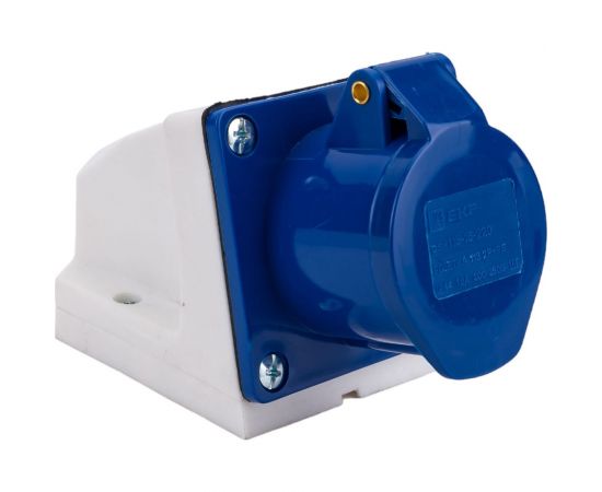 Стационарная наружная розетка EKF PROxima 113, 2Р+РЕ, 16А, 220В, IP44, SQ ps-113-16-220 – изображение 2