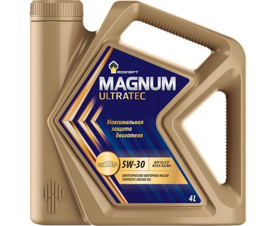 Моторное масло РОСНЕФТЬ Magnum Ultratec 5W-30 SL-CF синт. кан. 4 л 40815342 