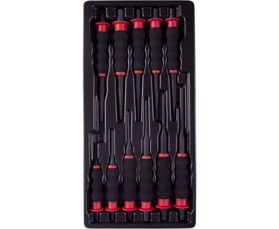 Набор выколоток, бородков и кернеров KING TONY, ложемент, 11 предметов 9-1011GP 