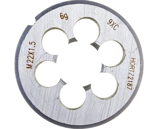 Плашка HORTZ М22x1.5 9ХС 204054 