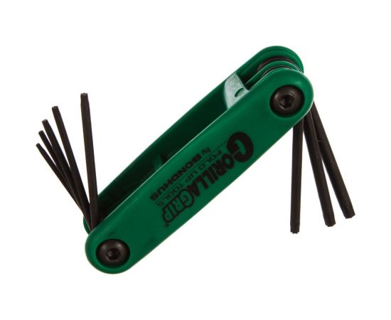 Складной набор ключей BONDHUS GorillaGrip Torx, T6 - T25 12632 