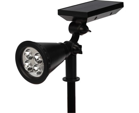 Светильник прожектор Lamper NEW AGE RGB на солнечной батарее, LED монтаж на стену, колышек 602-237 