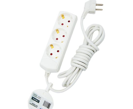 Сетевой удлинитель Grisard Electric белый 3 розетки 3 метра GRE-017-0303 