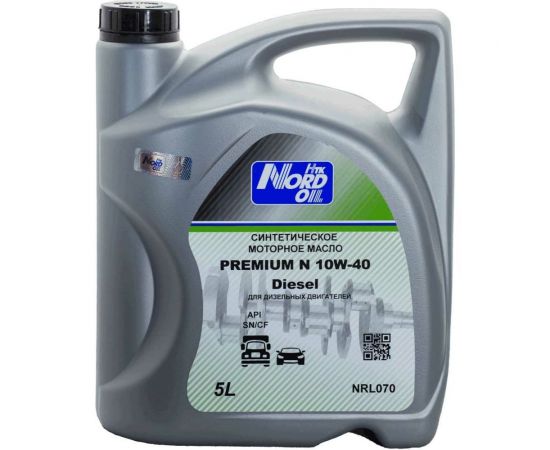 Моторное масло NORD OIL Premium N dizel 10W-40 SN/CF 5л NRL070 