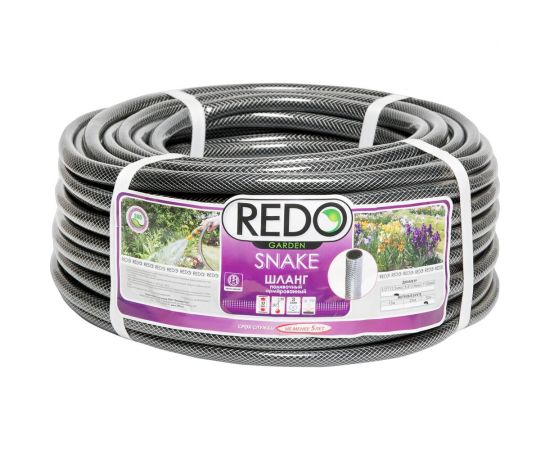 Поливочный армированный шланг REDO SNAKE 1/2"", 50 м 600304 