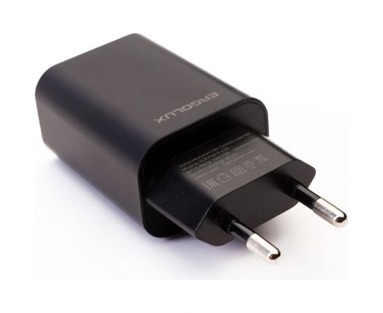 Сетевой адаптер 1usb Ergolux Elx-рa01p-c02 промо 100-220в, 5v/2а, черный, пакет 15107 